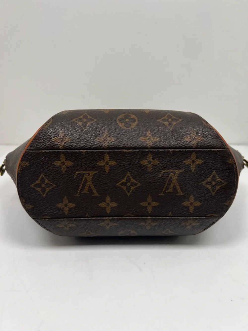 Louis Vuitton Ellipse Satchel PM Brown Leather/Canvas